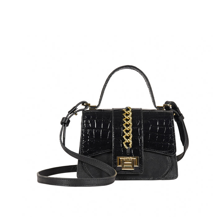 Lolita - 01 Black Leather Sling Bag