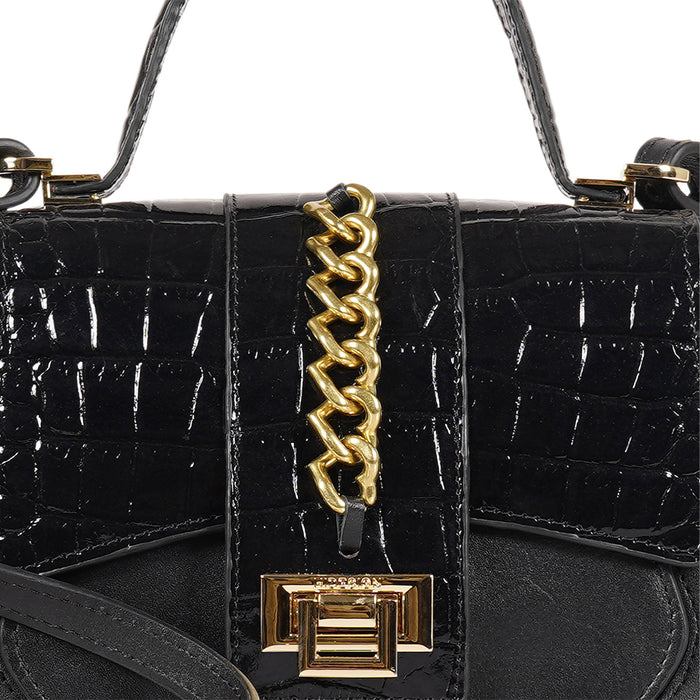 Lolita - 01 Black Leather Sling Bag