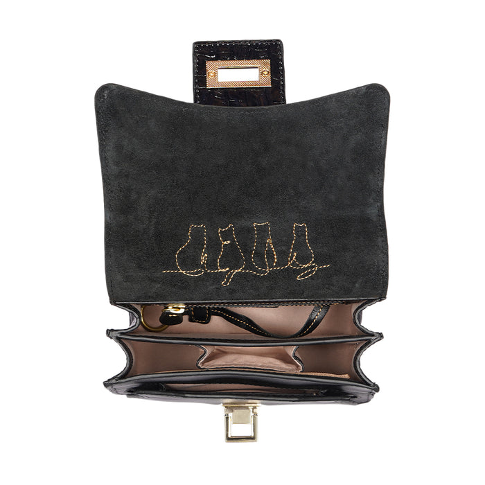 Lolita - 01 Black Leather Sling Bag