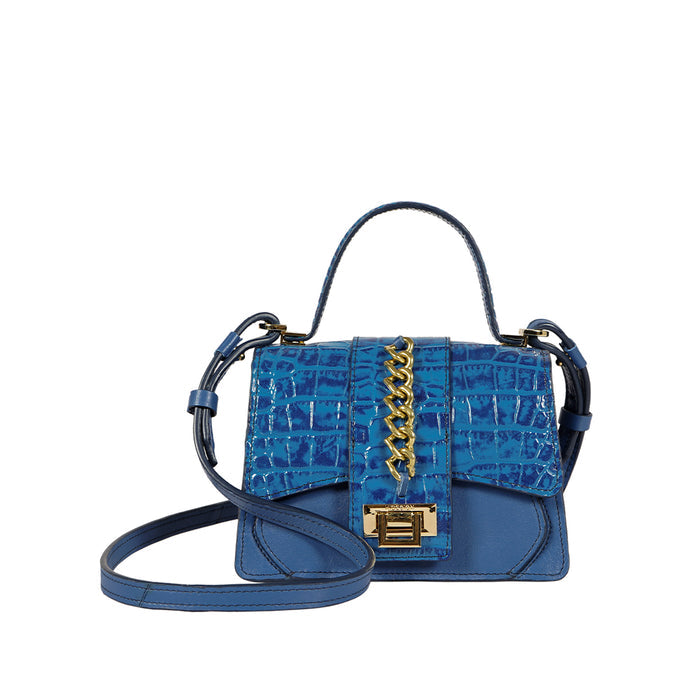 Lolita - 01 Blue Leather Sling Bag