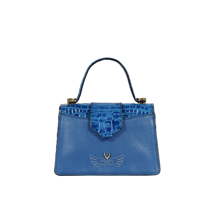 Lolita - 01 Blue Leather Sling Bag