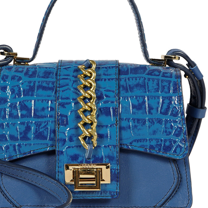 Lolita - 01 Blue Leather Sling Bag