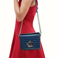 Lolita - 02 Blue Leather Sling Bag