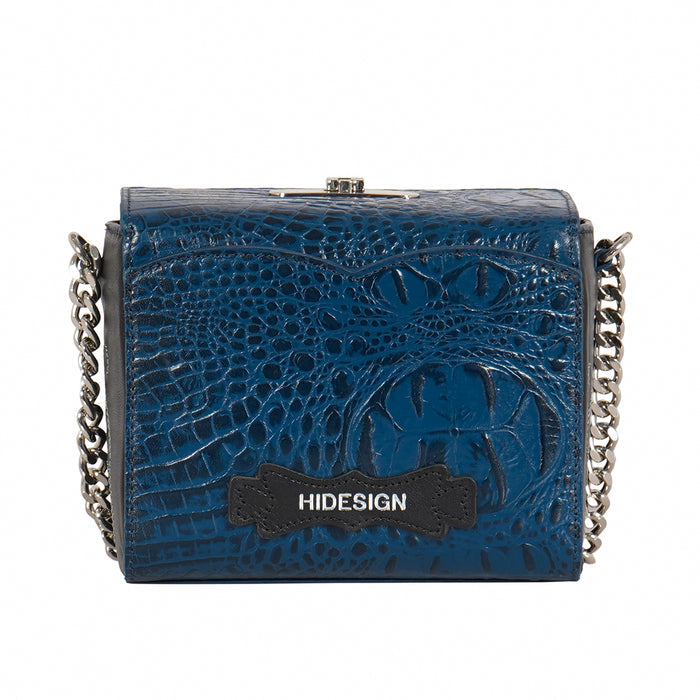 Lolita - 02 Blue Leather Sling Bag