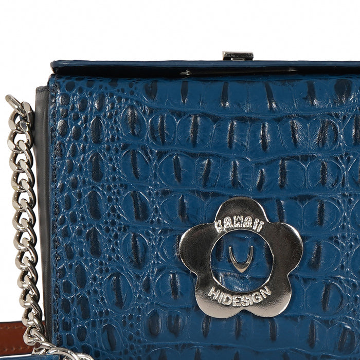 Lolita - 02 Blue Leather Sling Bag