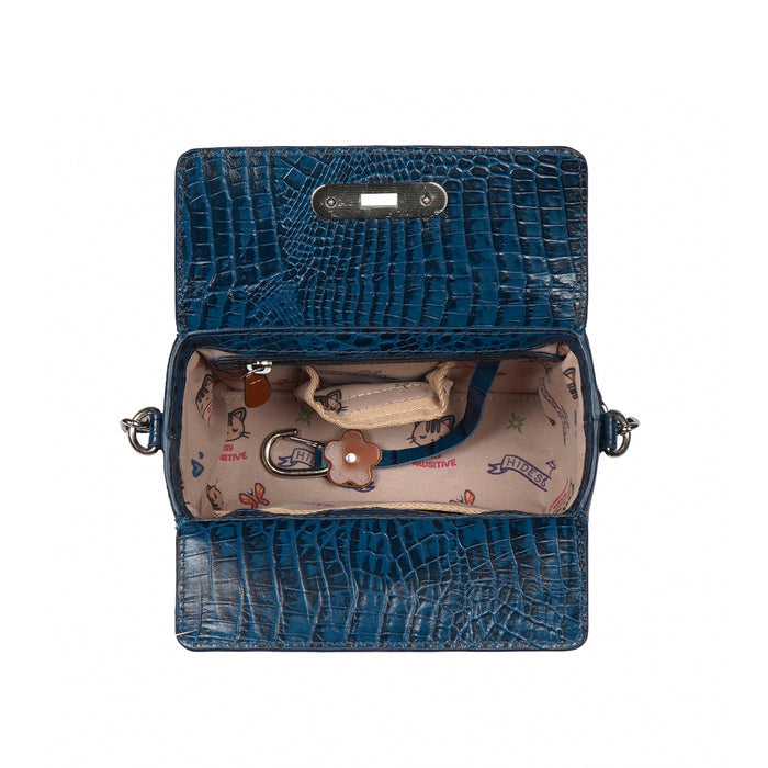 Lolita - 02 Blue Leather Sling Bag