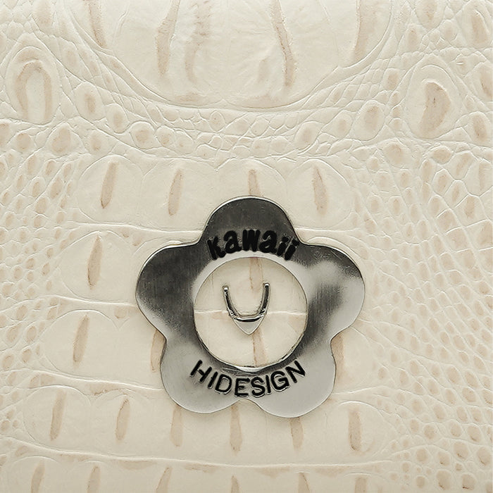 Lolita - 02 White Leather Sling Bag
