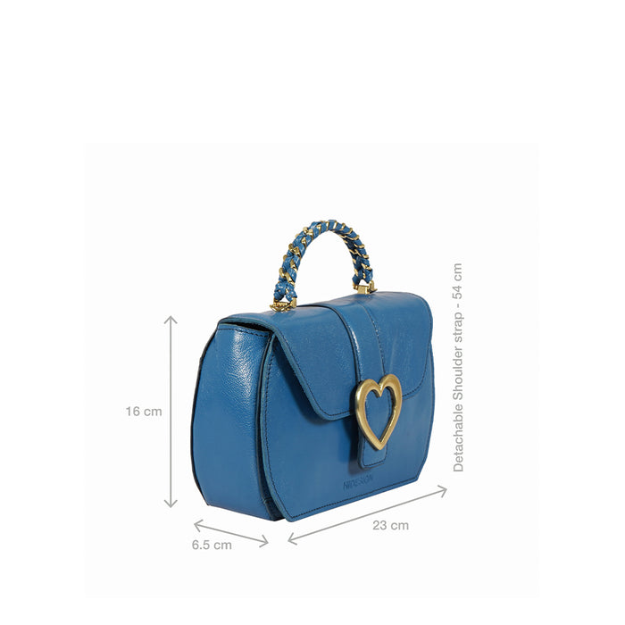 Lolita - 03 Blue Leather Sling Bag