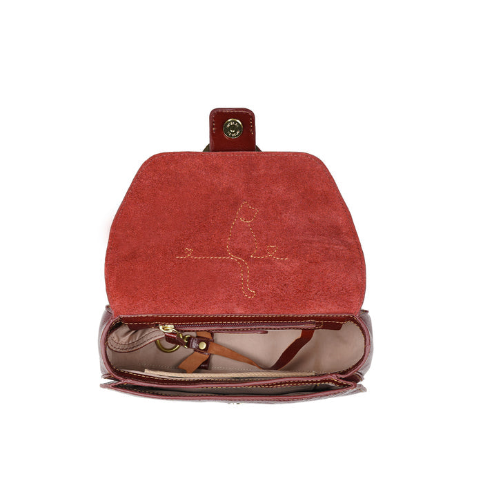 Lolita - 03 Red Leather Sling Bag