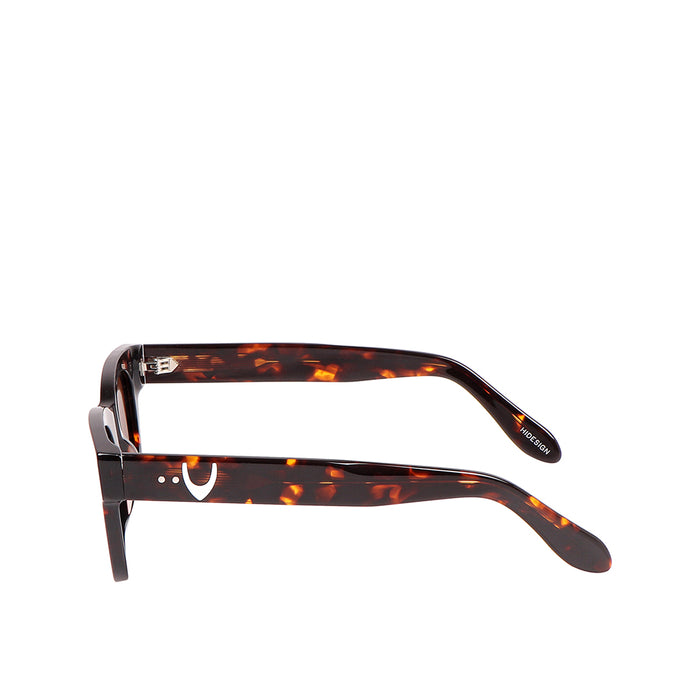 Long Beach Unisex Brown Wayfarer Sunglasses