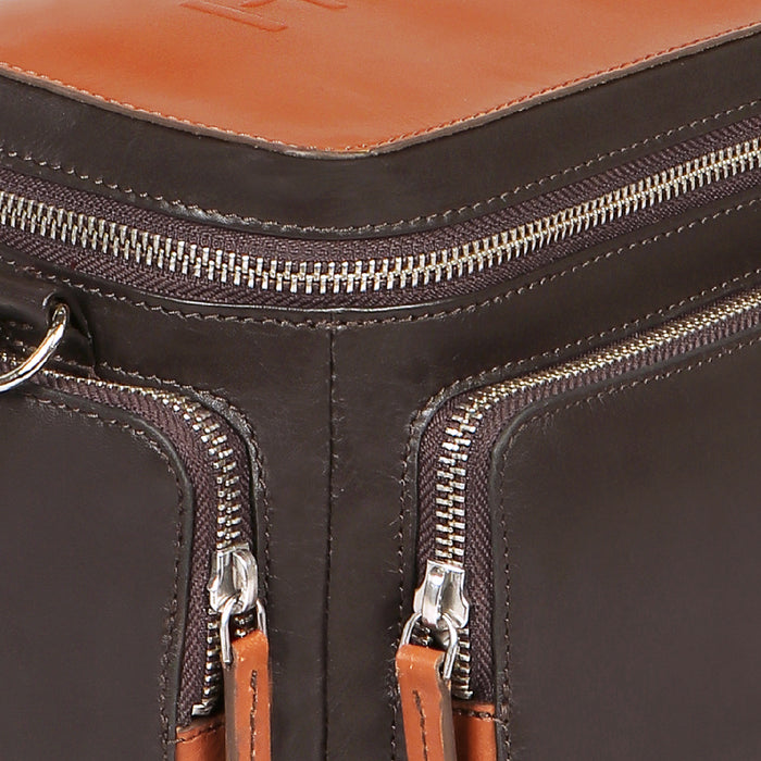 Lords 01 Brown Leather Box Bag