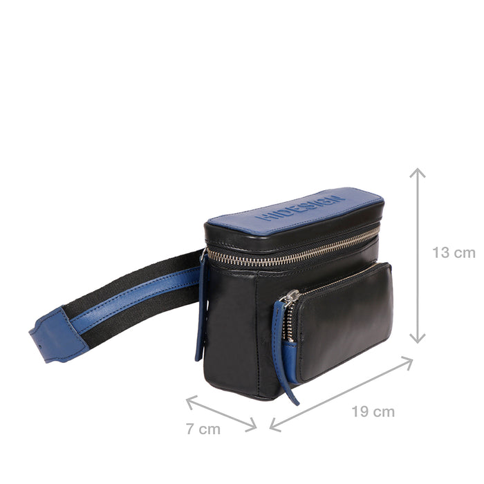 Lords 02 Black Leather Belt Bag