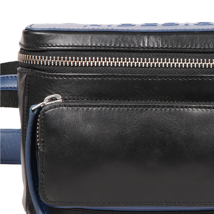 Lords 02 Black Leather Belt Bag