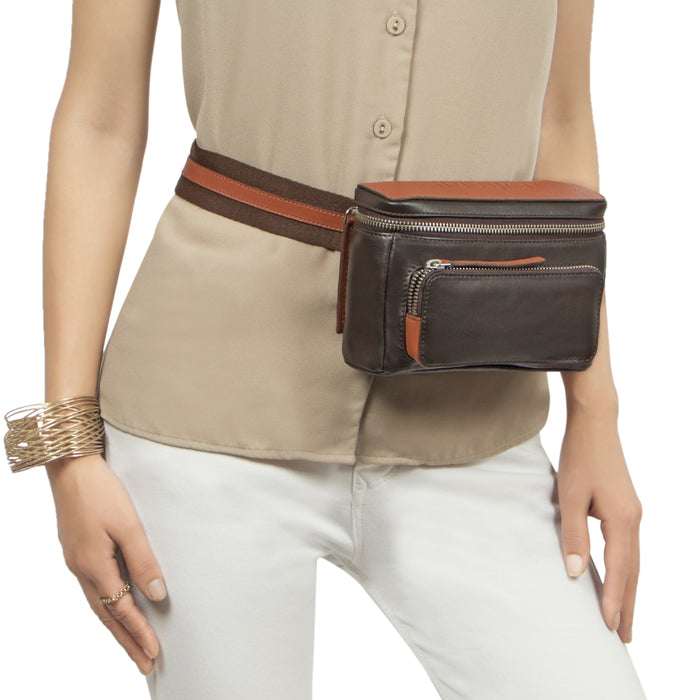 Lords 02 Brown Leather Belt Bag