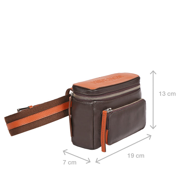 Lords 02 Brown Leather Belt Bag
