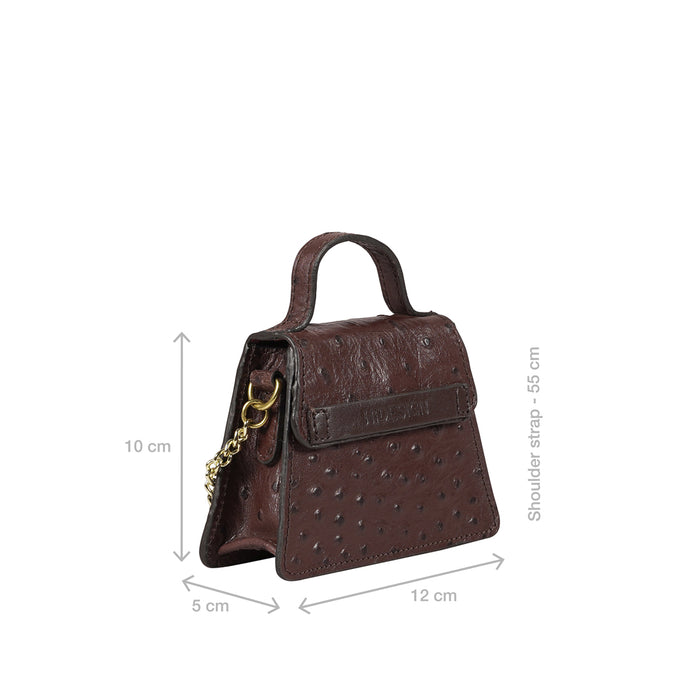 Loretta Brown Leather Sling Bag