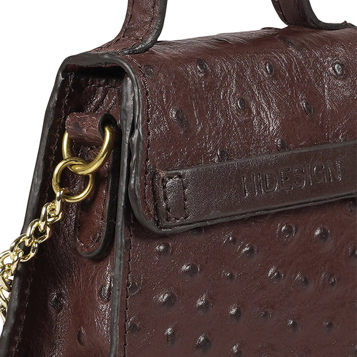 Loretta Brown Leather Sling Bag