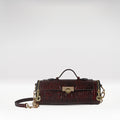 Louvre 01 Red Leather Sling Bag