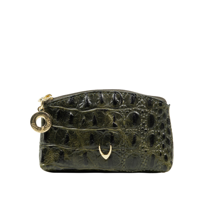 Louvre 03 Green Leather Sling Bag