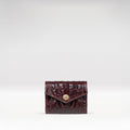 Louvre W1 Red Leather Trifold Wallet