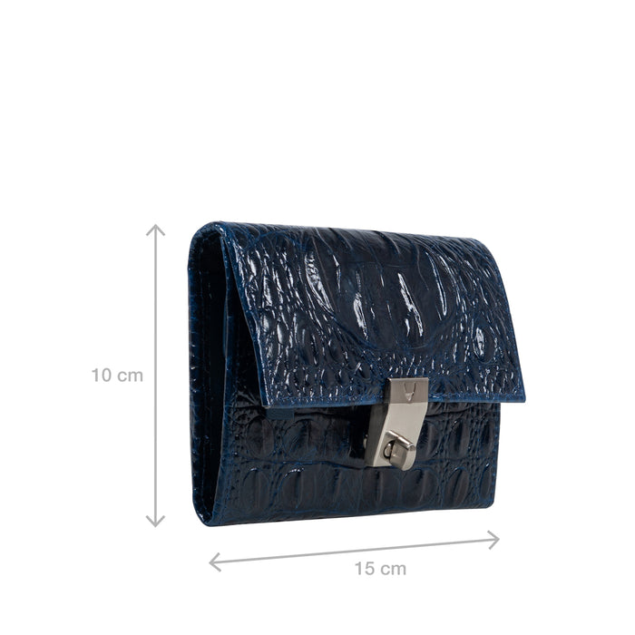 Louvre W2 Blue Leather Jewellery Organiser