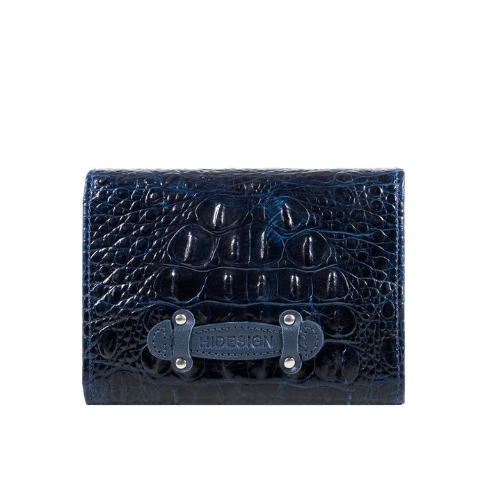 Louvre W2 Blue Leather Jewellery Organiser