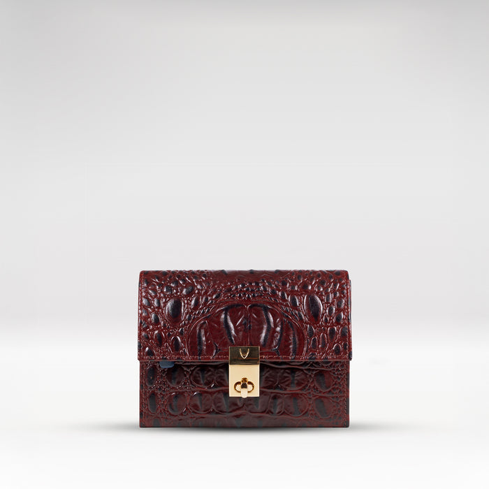 Louvre W2 Red Leather Jewellery Organiser