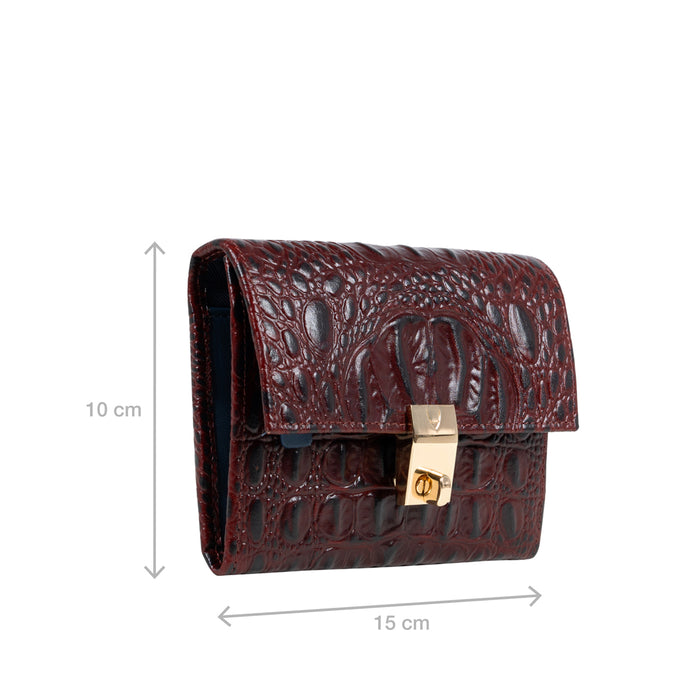 Louvre W2 Red Leather Jewellery Organiser