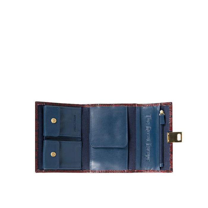 Louvre W2 Red Leather Jewellery Organiser