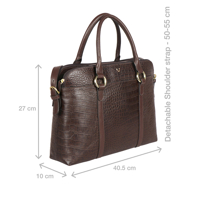Lovato 01 Brown Leather Laptop Bag