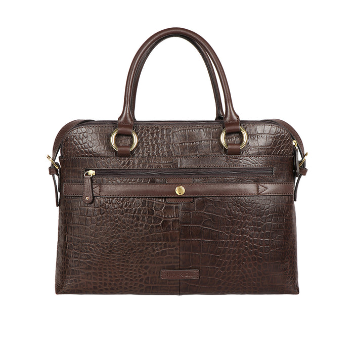 Lovato 01 Brown Leather Laptop Bag