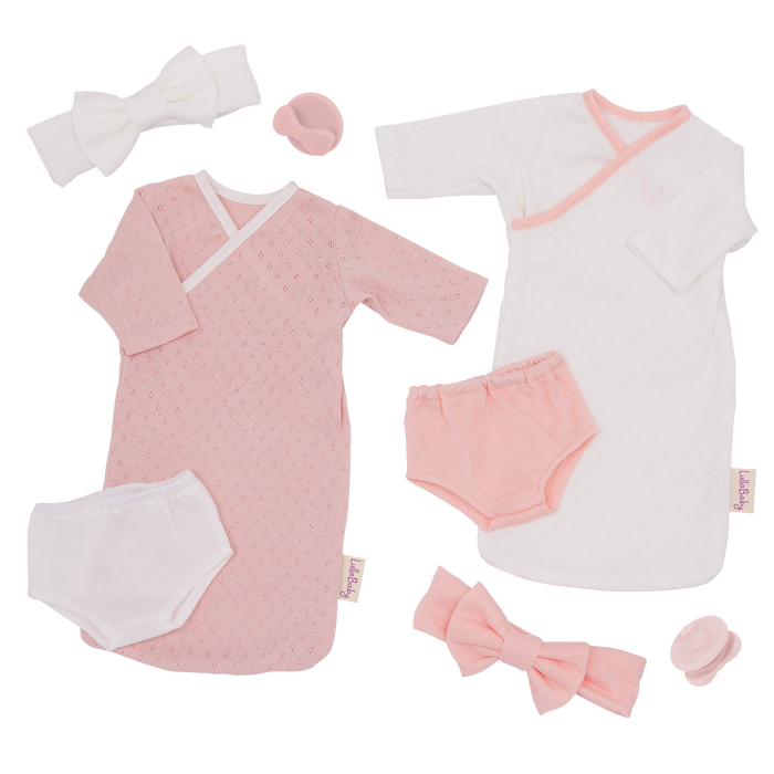 LullaBaby Doll Sleep Sacks Outfit