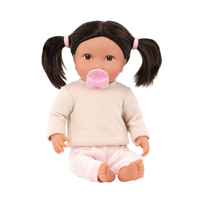LullaBaby Doll & Pink Pacifier