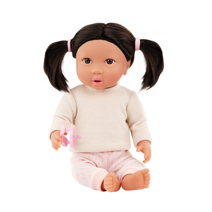 LullaBaby Doll & Pink Pacifier