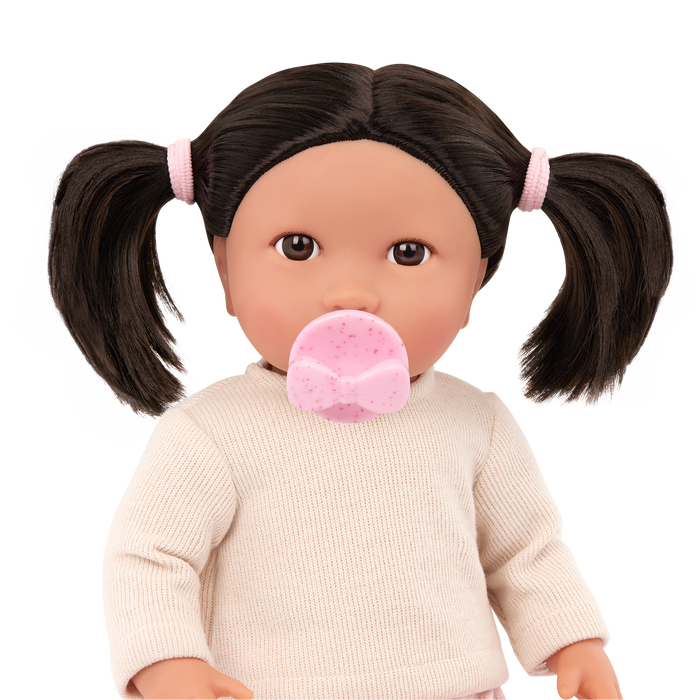 LullaBaby Doll & Pink Pacifier