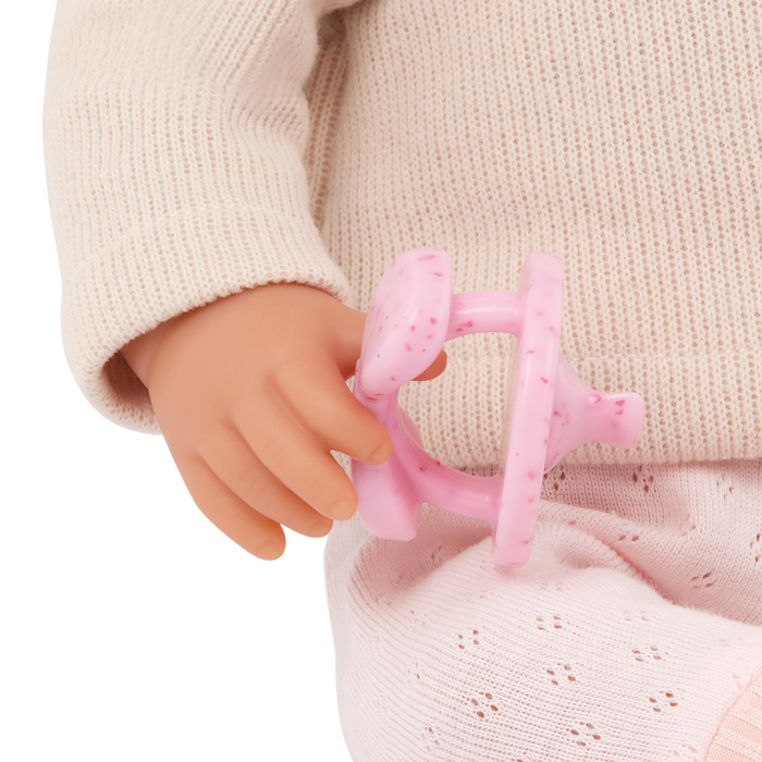 LullaBaby Doll & Pink Pacifier