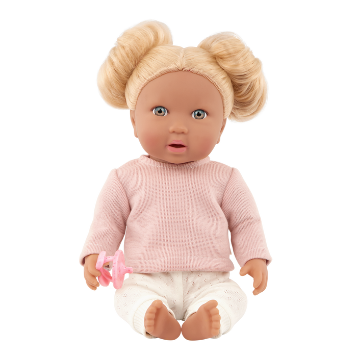 LullaBaby Doll & Pink Pacifier
