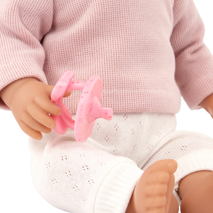 LullaBaby Doll & Pink Pacifier