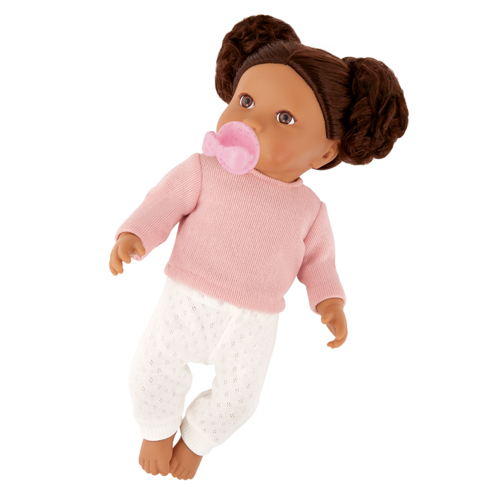 LullaBaby Doll & Pink Pacifier