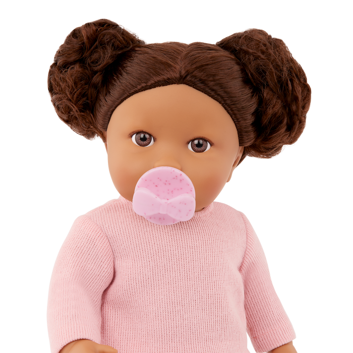 LullaBaby Doll & Pink Pacifier