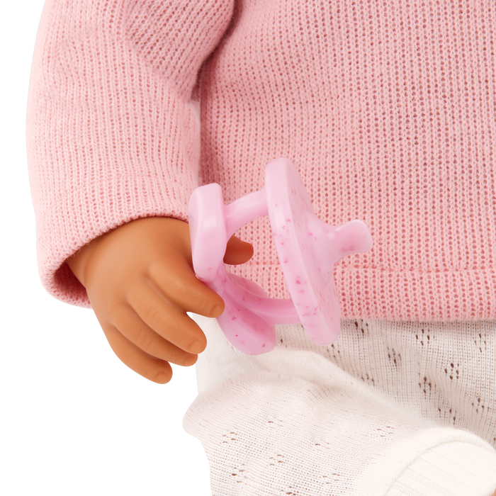LullaBaby Doll & Pink Pacifier
