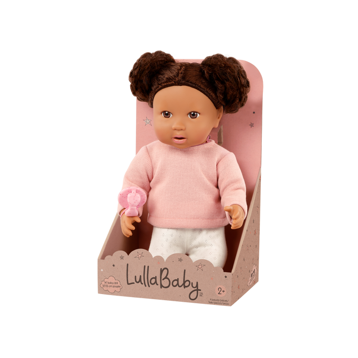 LullaBaby Doll & Pink Pacifier