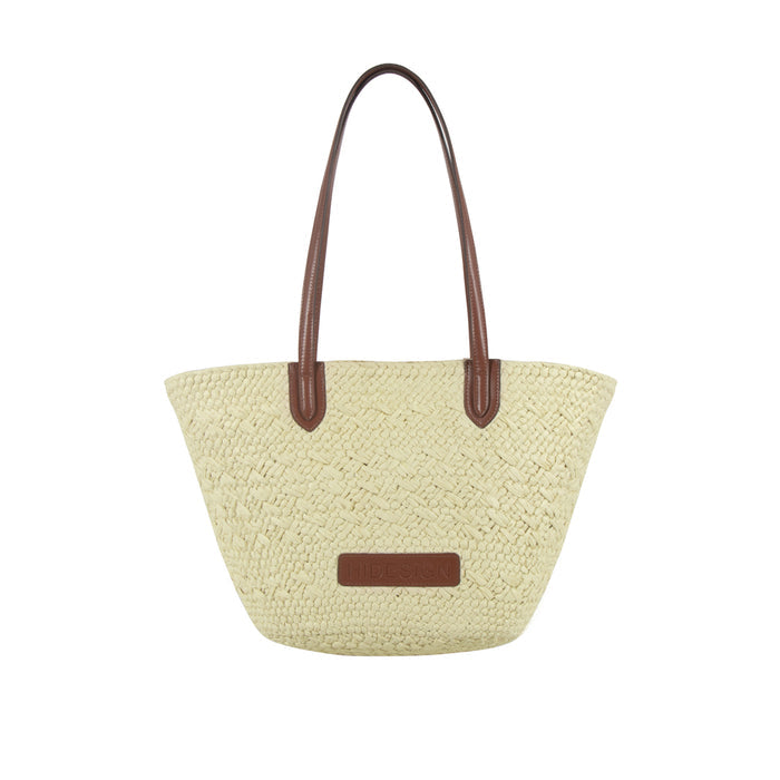 Luma Tan Natural raffia Shoulder Bag