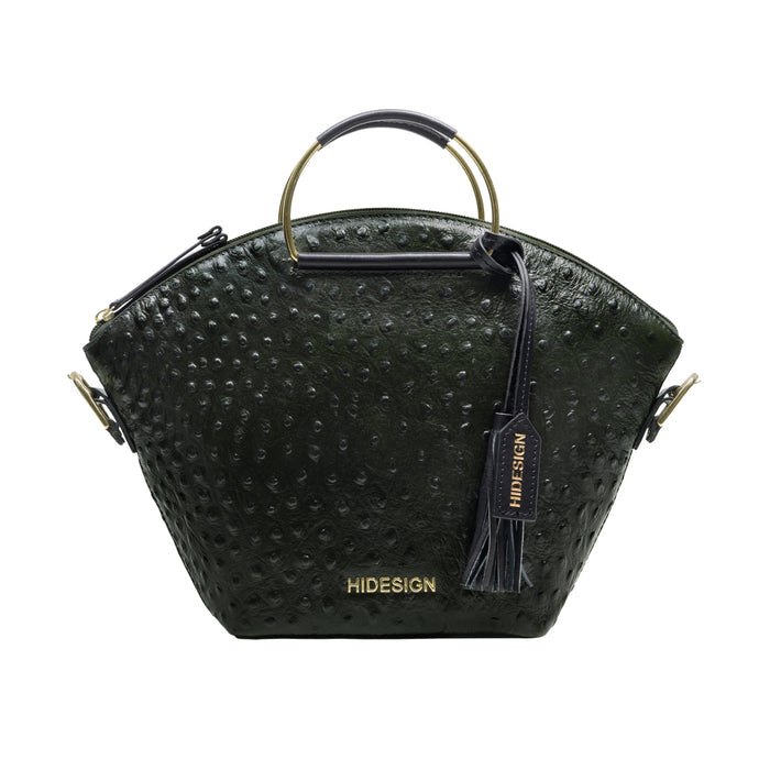 Lunara 01 Green Leather Shoulder Bag