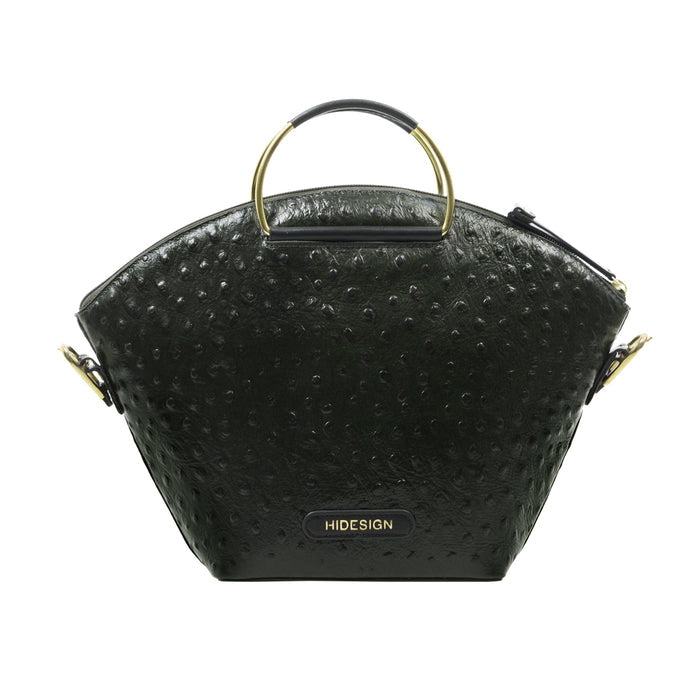 Lunara 01 Green Leather Shoulder Bag