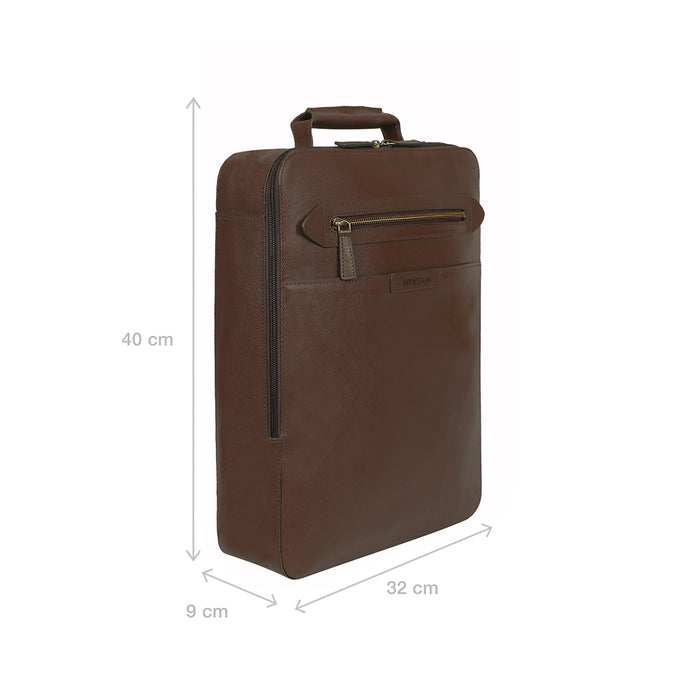 Mackenzie 01 Sb Brown Leather  Backpack