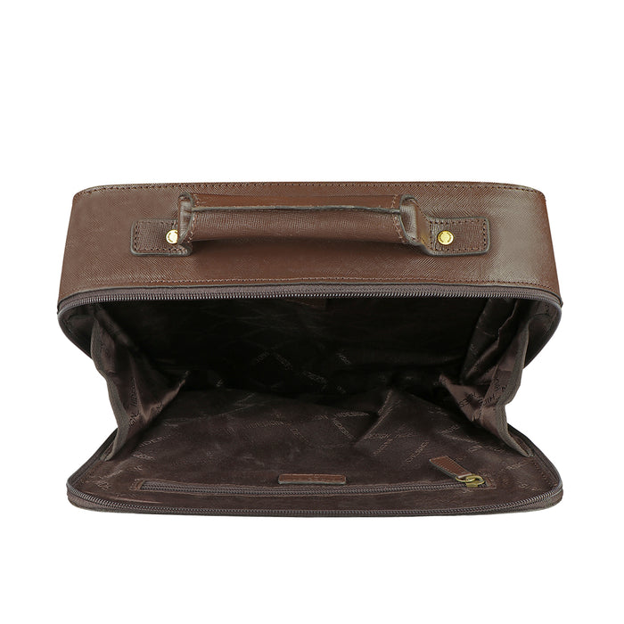 Mackenzie 01 Sb Brown Leather  Backpack