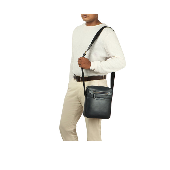 Mackenzie 02 Sb Blue Leather  Crossbody