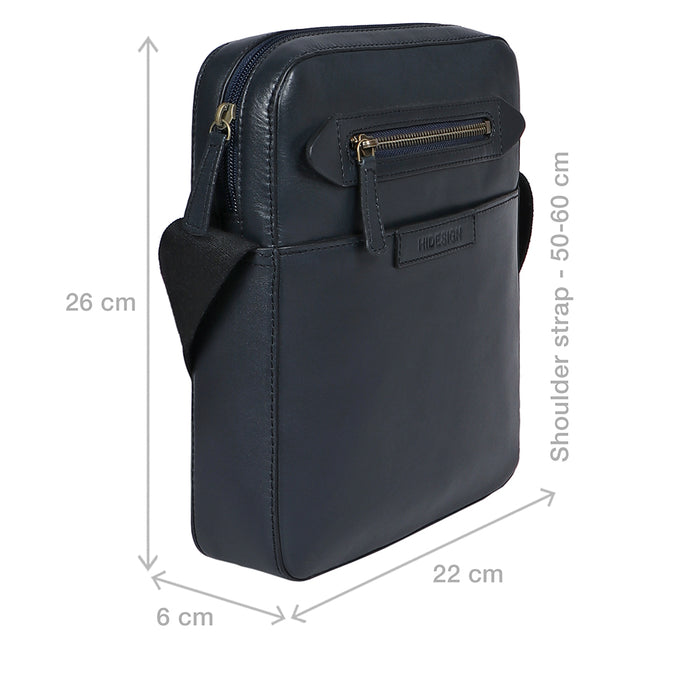 Mackenzie 02 Sb Blue Leather  Crossbody
