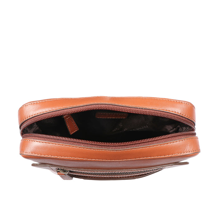 Mackenzie 02 Sb Tan Leather  Crossbody